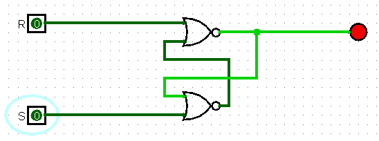 circuit de la bascule RS